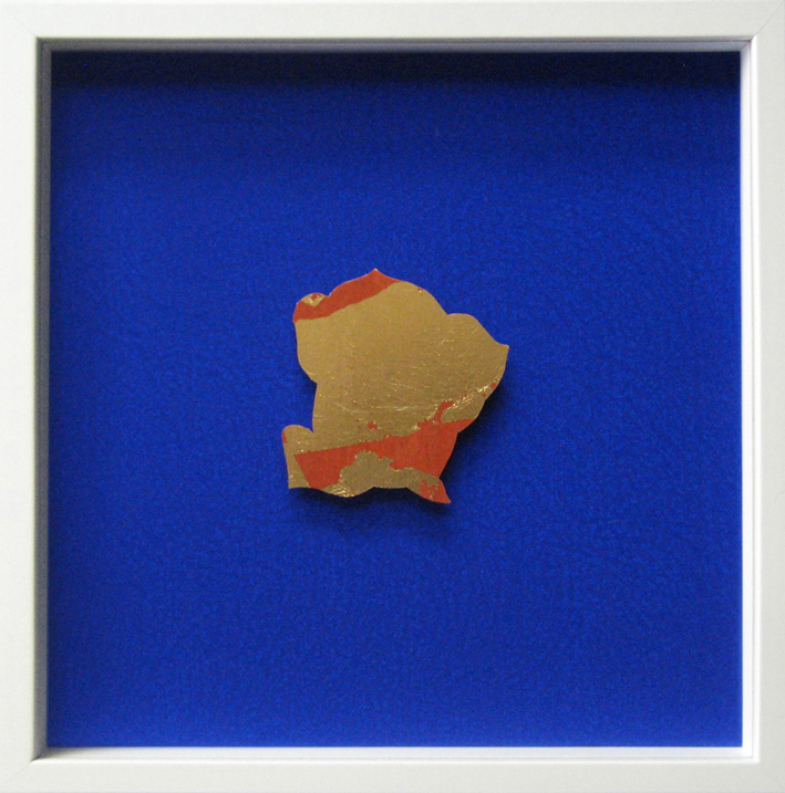 2 d Peter P. Rast AnnÑherung 1 Acryl auf Karton und hinter Glas