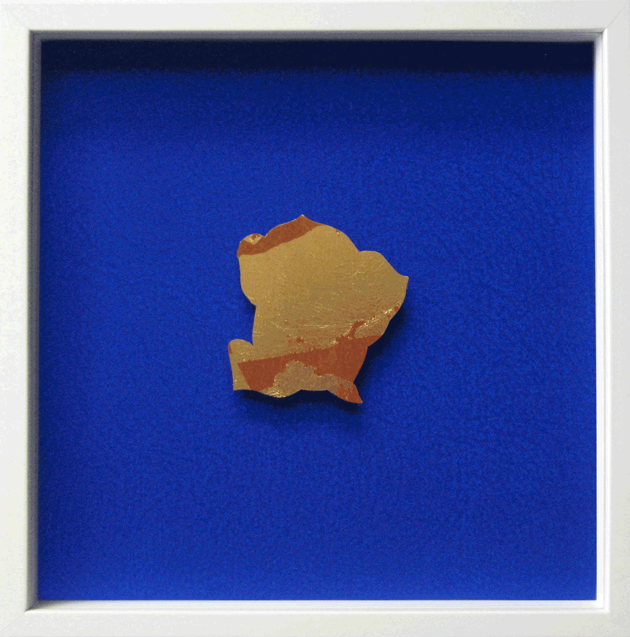 2 d Peter P. Rast AnnÑherung 1 Acryl auf Karton und hinter Glas